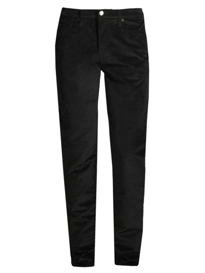 7 For All Mankind Paxtyn Clean-pocket Skinny Jeans In Black