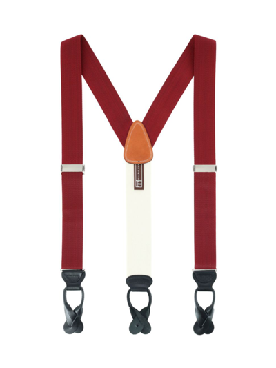 Trafalgar The Hudson Brace Suspenders In Red