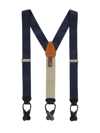 Trafalgar Classic Convertible Brace Suspenders In Navy