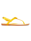 Coach Natalee Jelly Slingback Thong Sandals In Buttercup