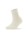 Falke Bedsock Rib Knit Socks In Off White