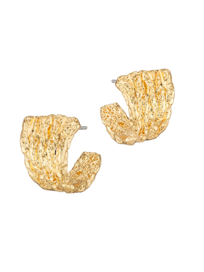 Amber Sceats Maple 24k Gold-plated Hoop Earrings