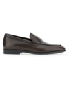 TOD'S MEN'S LEATHER PENNY LOAFERS,400015362214