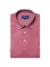 Eton Men's Contemporary Fit Piqu&eacute; Polo Shirt In Pink/ Red