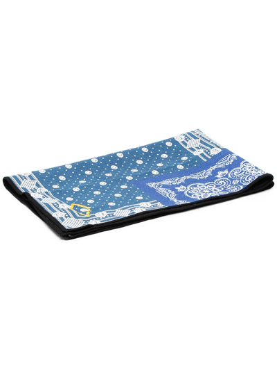 Neighborhood Nomadix Printed Microterry Hand Towel In Blue