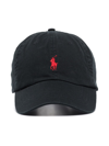 Polo Ralph Lauren Embroidered Polo Pony Baseball Cap In Schwarz