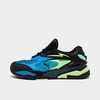 Puma Men's Rs-fast Ls Casual Sneakers From Finish Line In  Black/blue/electric Green