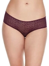 Dkny Modern Lace Sheer Hipster Underwear Dk5014 In Mulberry