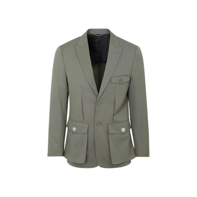 Dior Jacket In Wool In Green