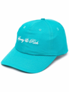 SPORTY AND RICH LOGO-EMBROIDERED COTTON CAP