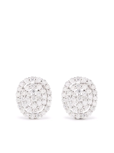 Leo Pizzo 18kt White Gold Must Have Diamond Earrings In Silber