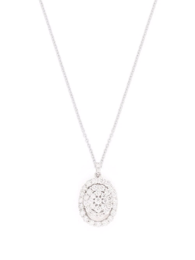 Leo Pizzo 18kt White Gold Must Have Diamond Necklace In Silber