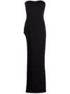 MONOT STRAPLESS SIDE-SLIT GOWN