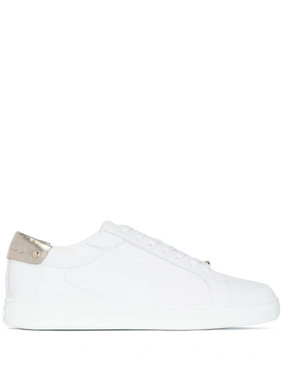 Jimmy Choo Rome Low-top Sneakers In White