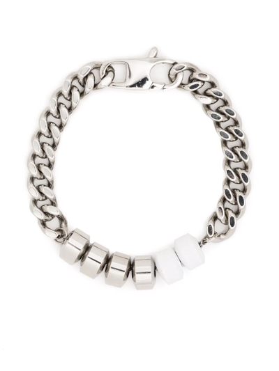 Alyx Bead-embellished Cable-link Bracelet In Silver