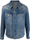 Golden Goose Golden Collection Denim Jacket In Blau