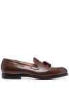 CROCKETT & JONES TASSELED LEATHER LOAFERS