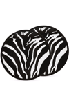 DOLCE & GABBANA ZEBRA-PRINT PORCELAIN BREAD PLATES (SET OF 2)