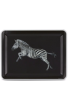 DOLCE & GABBANA LARGE ZEBRA-PRINT WOOD TRAY