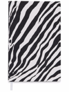 DOLCE & GABBANA SMALL ZEBRA-PRINT LEATHER RULED NOTEBOOK