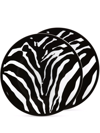 Dolce & Gabbana Zebra-print Porcelain Dessert Plates (set Of 2) In White