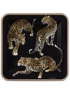 DOLCE & GABBANA MEDIUM LEOPARD-PRINT WOOD TRAY