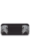 DOLCE & GABBANA SMALL ZEBRA-PRINT WOOD TRAY