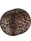 Dolce & Gabbana Leopard-print Porcelain Dinner Plates (set Of 2) In Brown