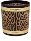DOLCE & GABBANA LEOPARD-PRINT SCENTED CANDLE (250G)