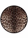 DOLCE & GABBANA LEOPARD-PRINT PORCELAIN CHARGER PLATE (31CM)