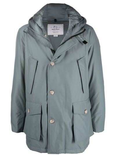 Woolrich Arctic Hooded Parka In Lead