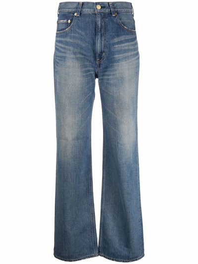 Tu Es Mon Tresor The Lapis Lazuli Straight-leg Jeans In Blue