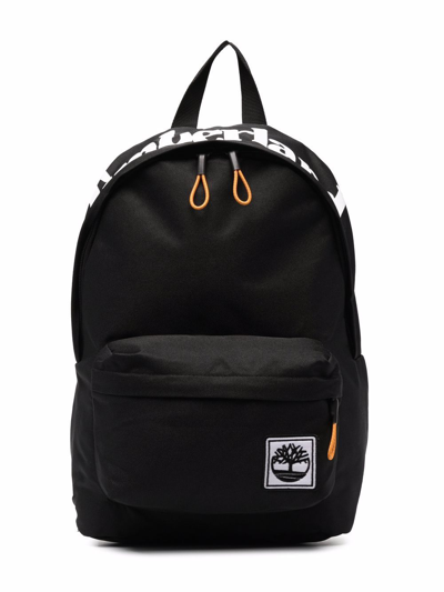 Timberland Kids' Logo-patch Backpack In Black