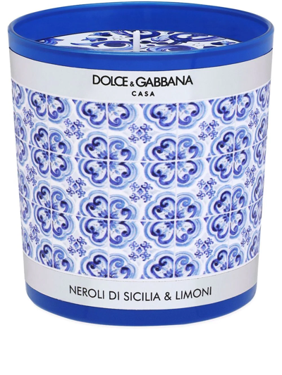Dolce & Gabbana Blue Mediterraneo Sicilian Neroli Scented Candle