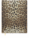 Dolce & Gabbana Large Blank Notebook Leather Cover Multicolor Unisex Onesize In Brown