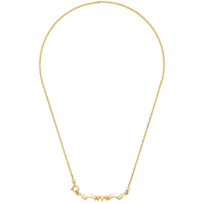 Alan Crocetti Gold Spike Necklace