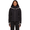 Moncler Lamoura Hooded Grosgrain-trimmed Quilted Down Ski Jacket In 999 Black