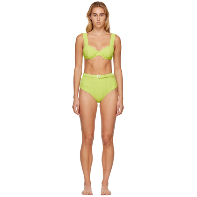 Solid & Striped Green 'the Jozy' Bikini In Pistachio
