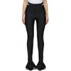 MUGLER BLACK CUT-OUT TROUSERS