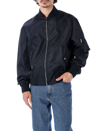 Valentino Iconographe Motif Bomber Jacket In Navy