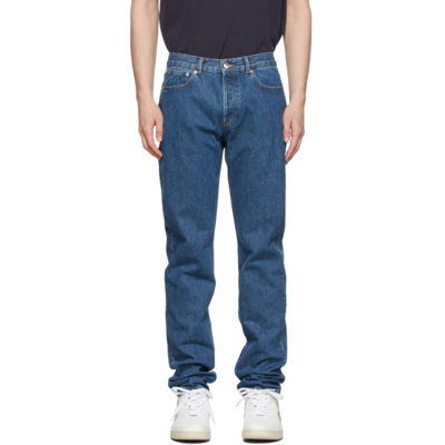 A.p.c. Petit New Standard Straight-leg Jeans In Washed Indigo