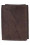 Buxton Three-fold Leather Wallet In Tan