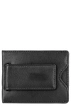 Buxton Emblem Front Pocket Magnetic Money Clip In Black