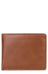 Buxton Rfid Credit Card Billfold Wallet In Tan