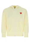COMME DES GARÇONS PLAY COMME DES GARÇONS PLAY HEART LOGO EMBROIDERED ZIP