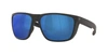 Costa Del Mar Ferg Polarized Blue Mirror 580p Square Sunglasses Frg 11 Obmp In Black,blue
