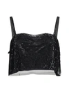 PRADA PRADA EMBELLISHED CROPPED TANK TOP