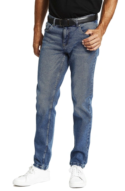 Lindbergh Slim Tapered Jeans In Fly Blue