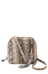 Hobo Nash Calfskin Leather Crossbody Bag In Glam Snake