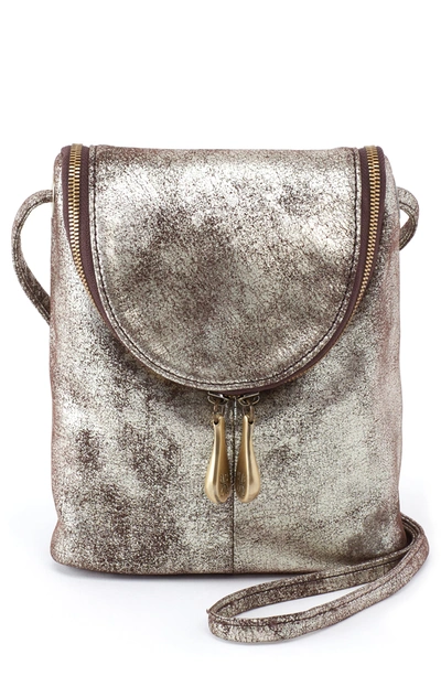 Hobo Fern Saddle Bag In Heavy Metal